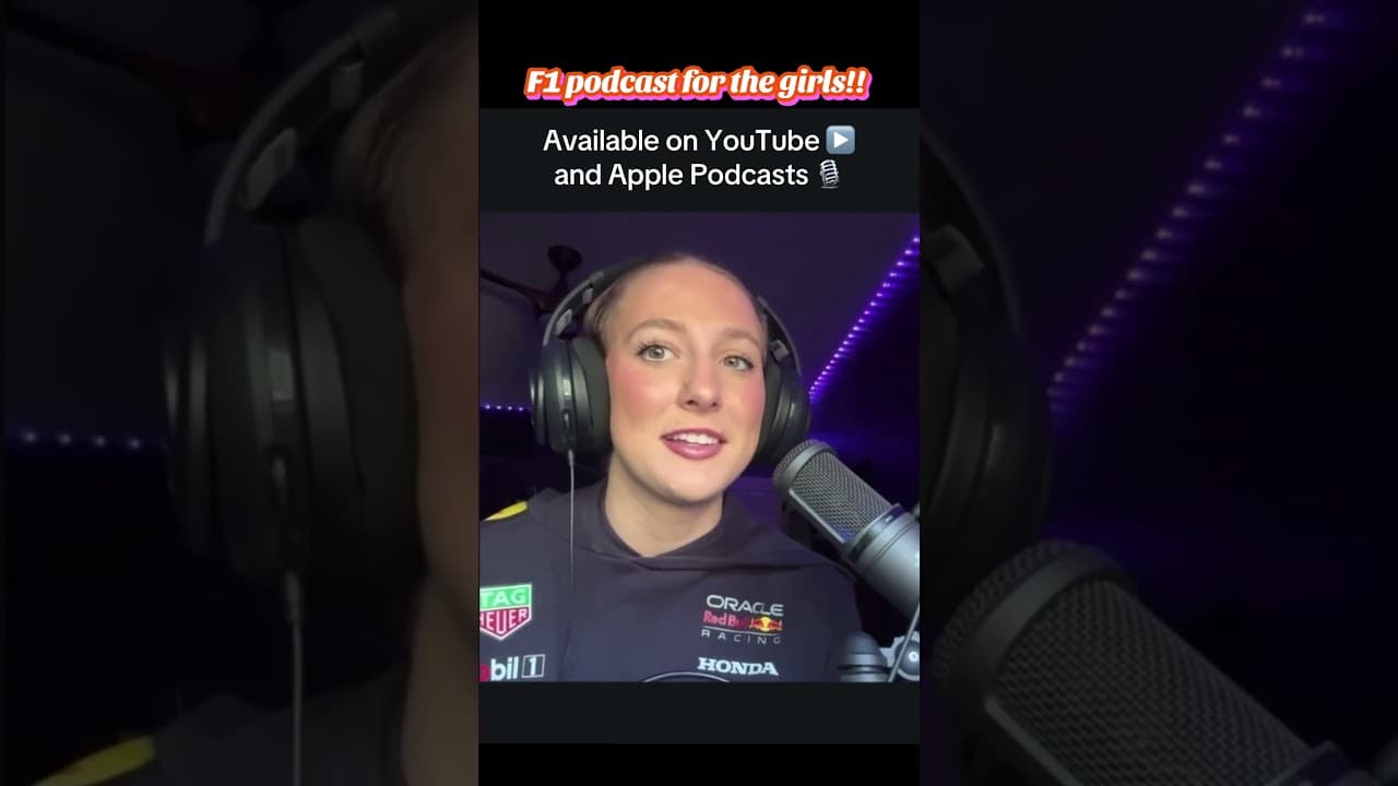 Check out the pink paddock club, a girly podcast #formula1  #thepinkpaddockclub #f1  #podcast