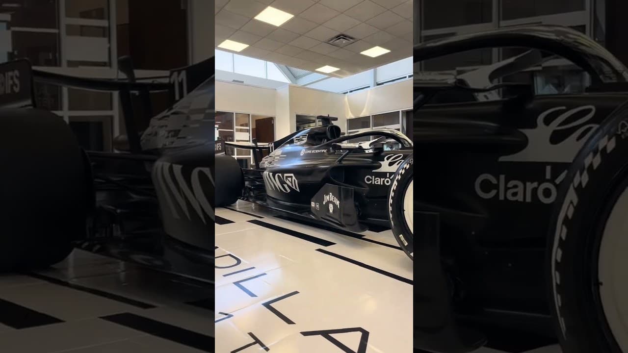 Today I saw the F1 Cadillac car at Lockhart Cadillac in Fishers, IN! #cadillac #formula1 #cadillacf1