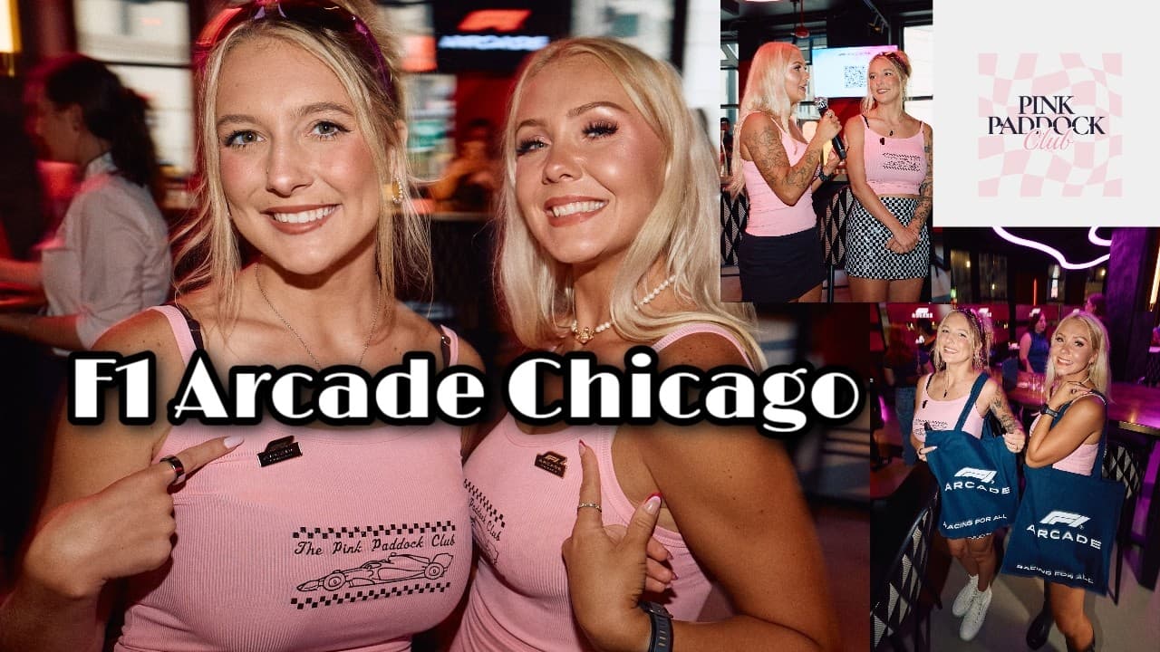 F1 Arcade in Chicago with The Pink Paddock Club!